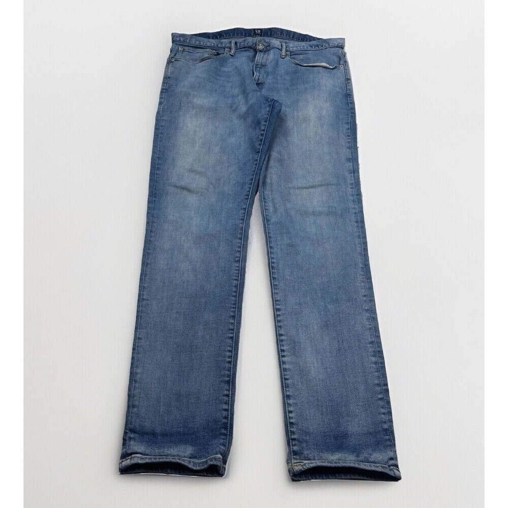 Gap Jeans Mens Size 38x34 Measures 39x34 Slim Blue Denim Stretch